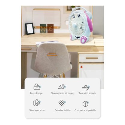 Ventilador De Mesa Diseño De Oso Ventilador 220v Escritorio