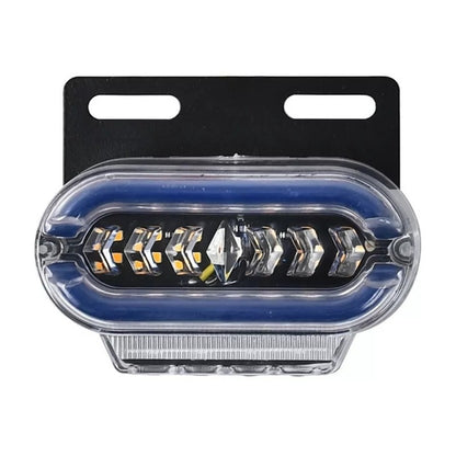 X2 Luz Led Lateral Bicolor Luz De Trocha 24v Destellante