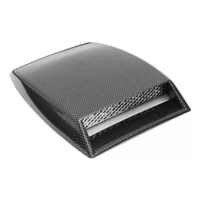 Toma De Aire Capot Adhesiva Fibra Auto Tuning Universal /ryc Negro
