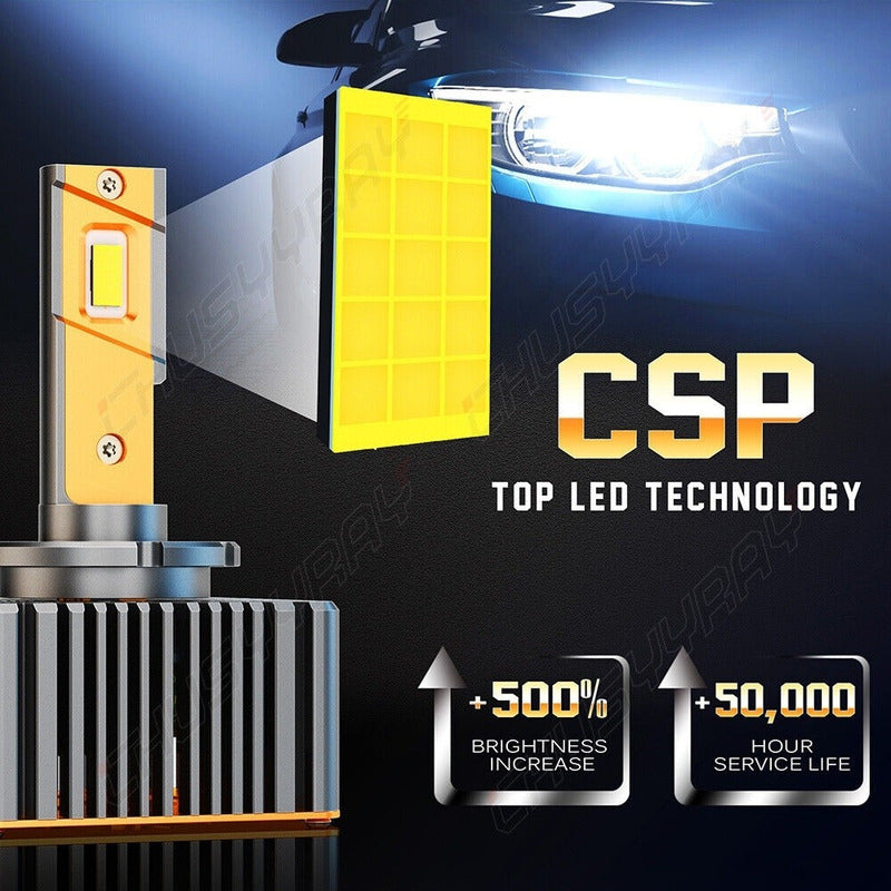 X2 Ampolleta D3s Turbo Led 75w 6500k 10000lm /r&c