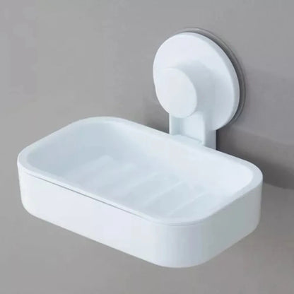 Jabonera Con Ventosa Fuerte Soporte De Pared Para Jabón Blanco 30132