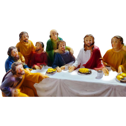 Figura Última Cena Jesús Y 12 Discípulos Cristiano Católico