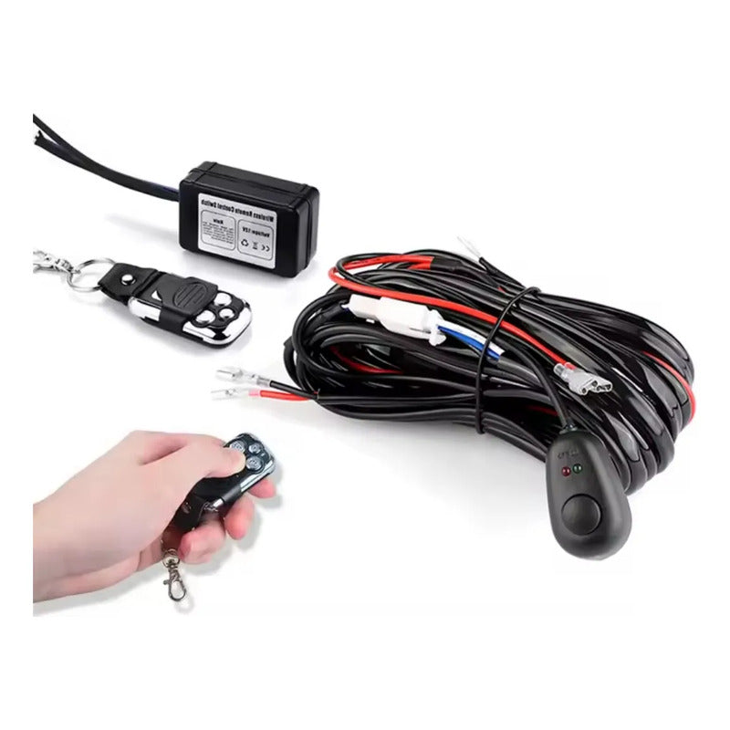 Kit Cableado Para Barra Led Con Control Remoto Estroboscópic