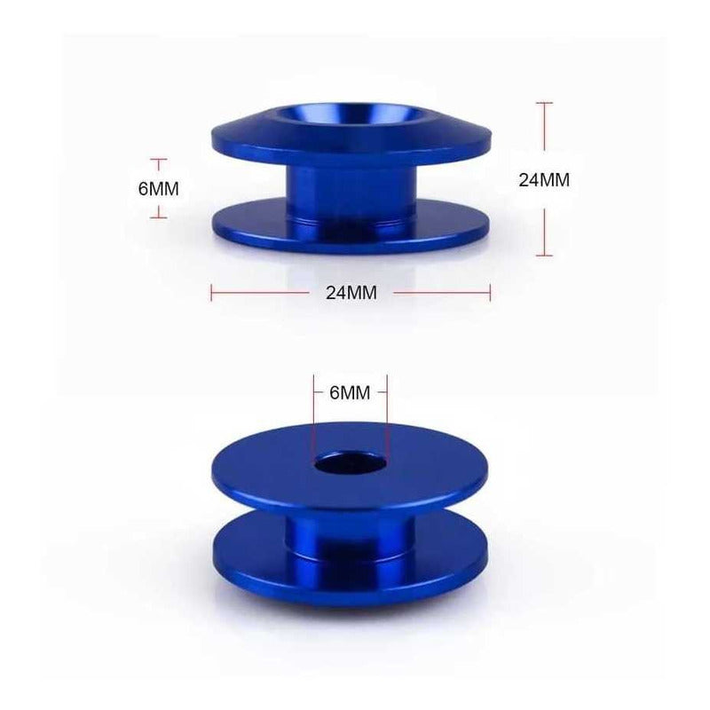 X4 Soporte Parachoque Racing Sujeta Aluminio Tuning / R&c