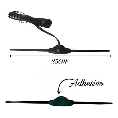 Antena Electrónica Interior Radio Am/fm Parabrisa Auto Unive