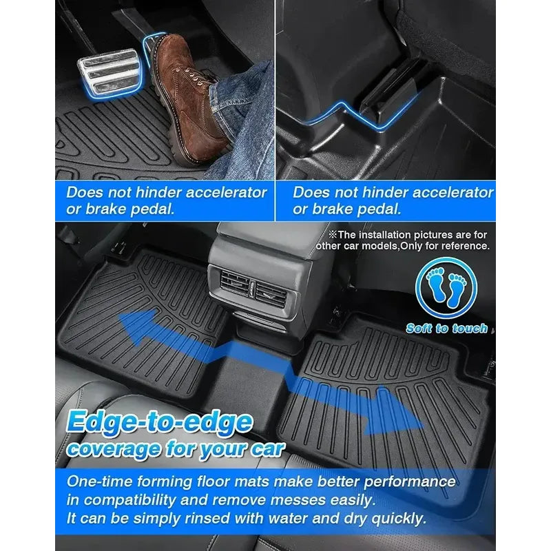 Cubre Piso Calce Perfecto Compatible Con Maxus T60 Y T90 Negro