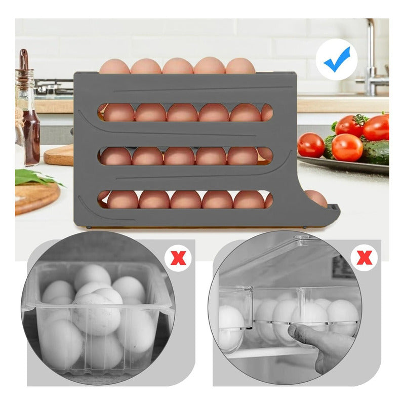 Dispensador De Huevos Caja Para 30 Unidades Organizador