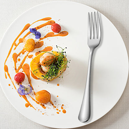 X3 Tenedor De Mesa Acero Inoxidable Tenedor Elegante 20cm