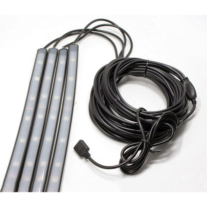 Kit De Luces De Chasis Exterior Rgb Tuning Luz Piso + Contro