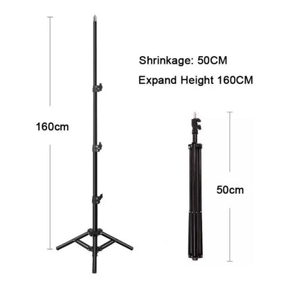 Aro De Luz Led De 30cm + Trípode De 2mts Luz Fría Cálida