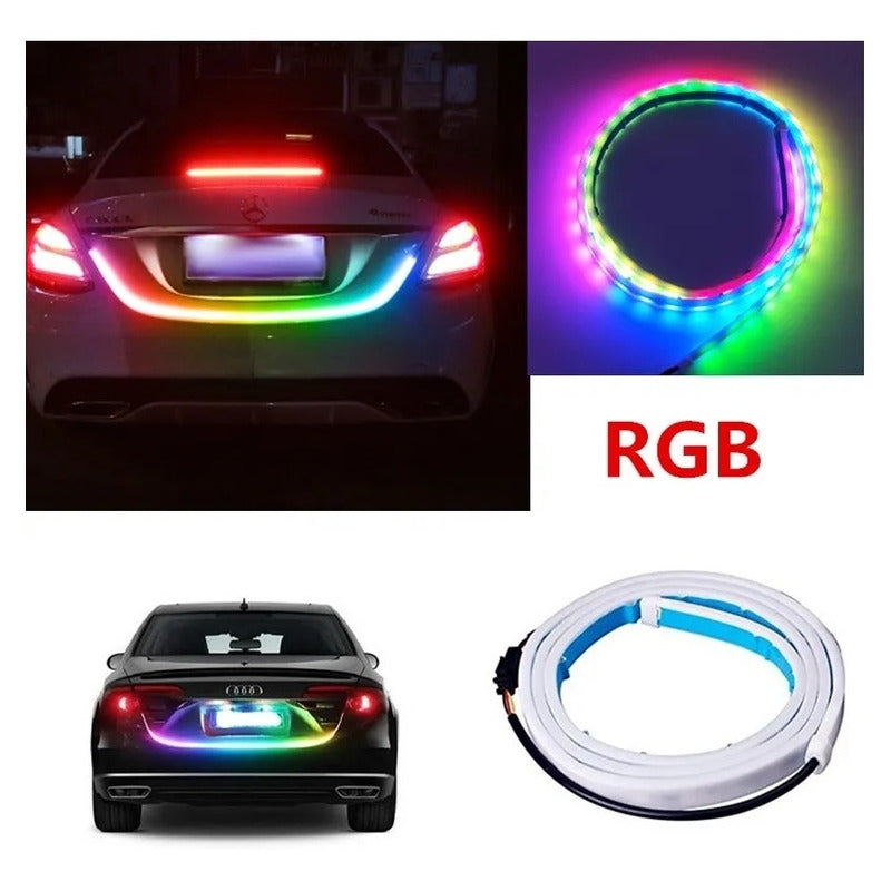 Cinta Tira Led Rgb Para Maleta Auto Multifunción Maletero
