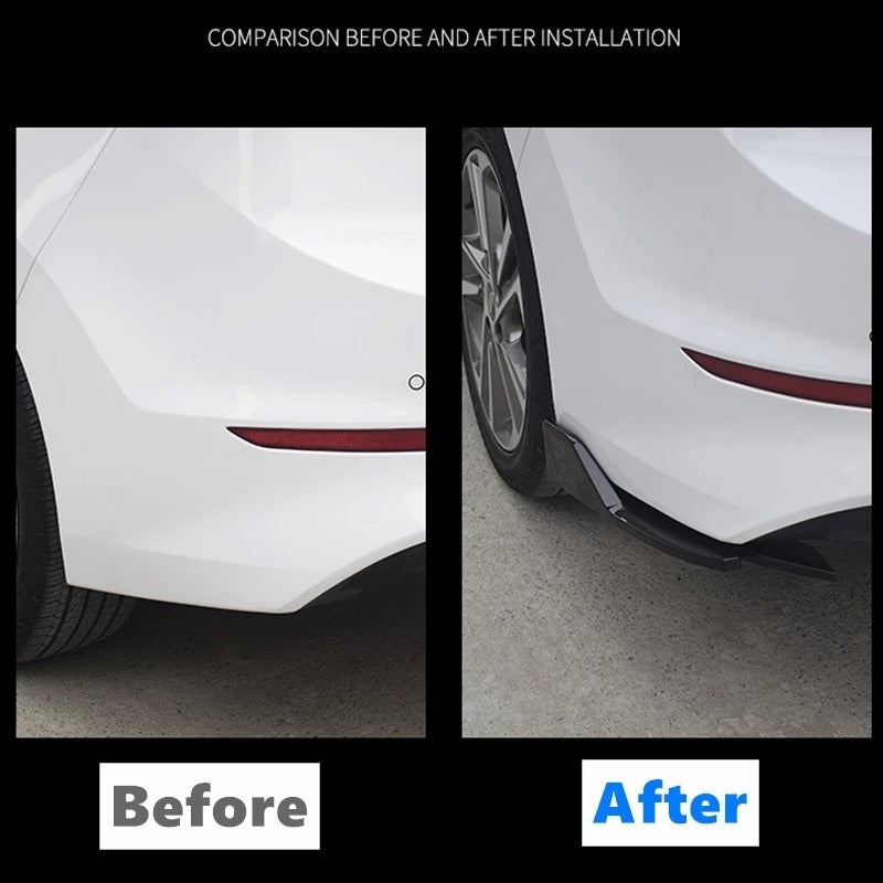 Lip Bumper Trasero Auto Universal En Punta Extensión /r&c