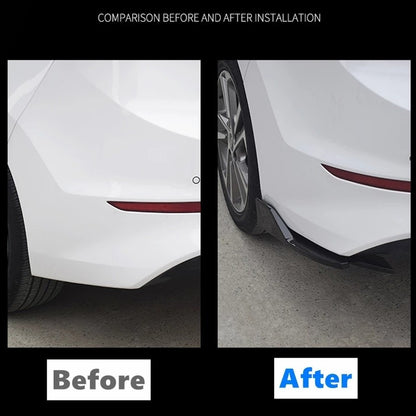 Lip Bumper Trasero Auto Universal En Punta Extensión /r&c