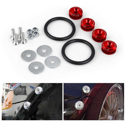 X4 Soporte Parachoque Racing Sujeta Aluminio Tuning / R&c
