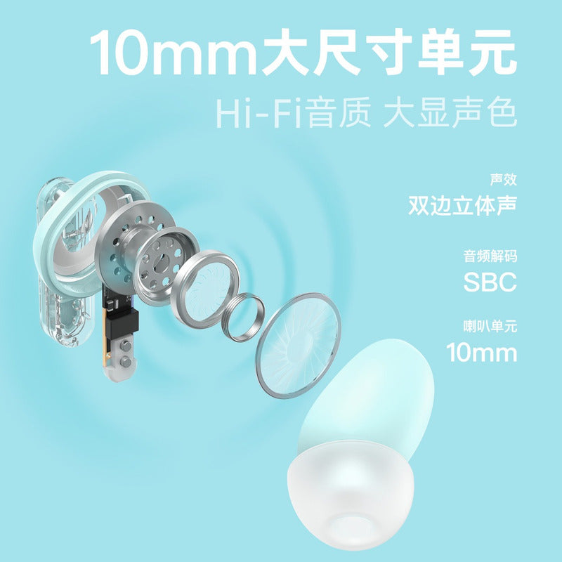 Auriculares Bluetooth Onikuma T5 Tws Reducción De Ruido Blue