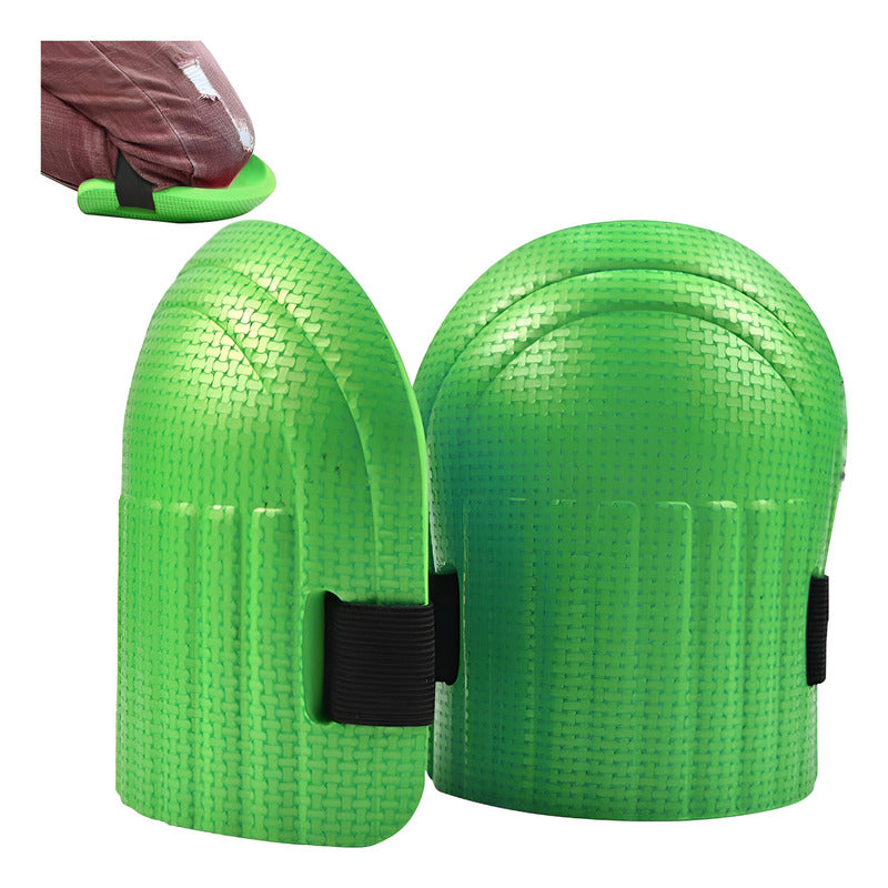 X2 Rodillera Para Jardinería Construcción Espuma Protectoras Color Verde Talla Única