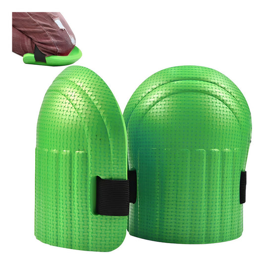 X2 Rodillera Para Jardinería Construcción Espuma Protectoras Color Verde Talla Única