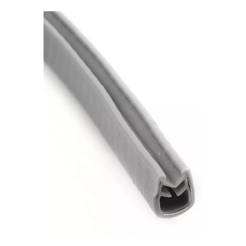 Moldura De Auto Sello Presión Protectora Puertas Capot 10mt Gris 10mt