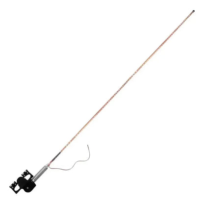 Antena Tipo Látigo Con Luz Led 100cm Auto Camión Destellante Azul 12v