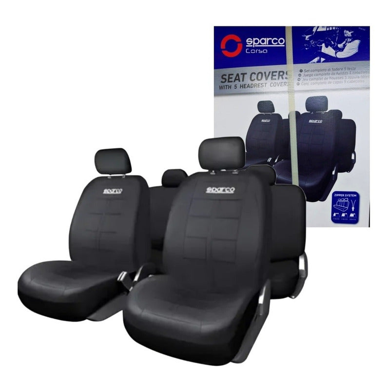 Fundas Cubre Asiento Sparco Eco Cuero Original Auto Suv
