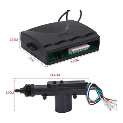 Kit Cierre Centralizado Con Control Remoto Sistema 4puertas