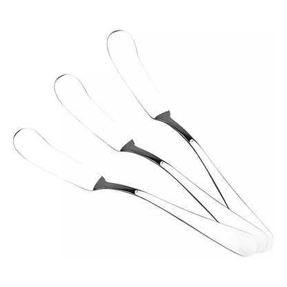 3 Cuchillo Para Mantequilla Mermelada Queso Acero Inoxidable