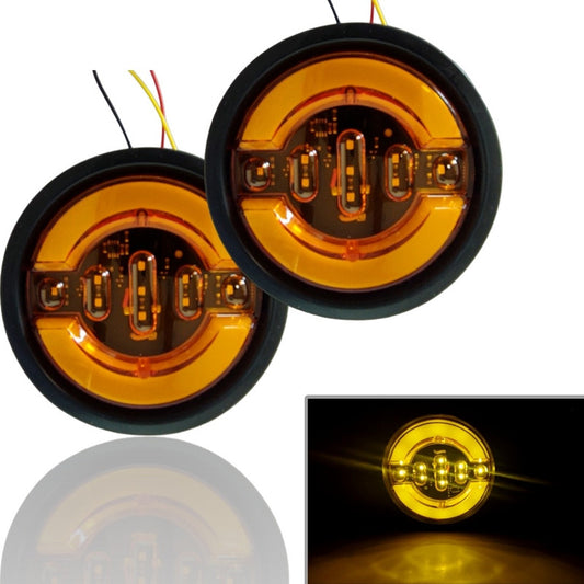 X2 Led Trasera 12/24v Auto Remolque Camión Ámbar Secuencial