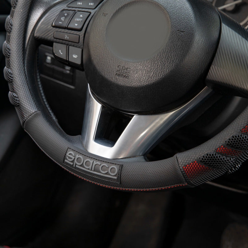 Cubre Volante + Cubre Cinturon Auto Sparco Universal /r&c