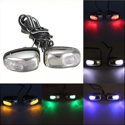 X2 Sapitos Limpiaparabrisa Con Luz Rgb Auto Tuning Universal