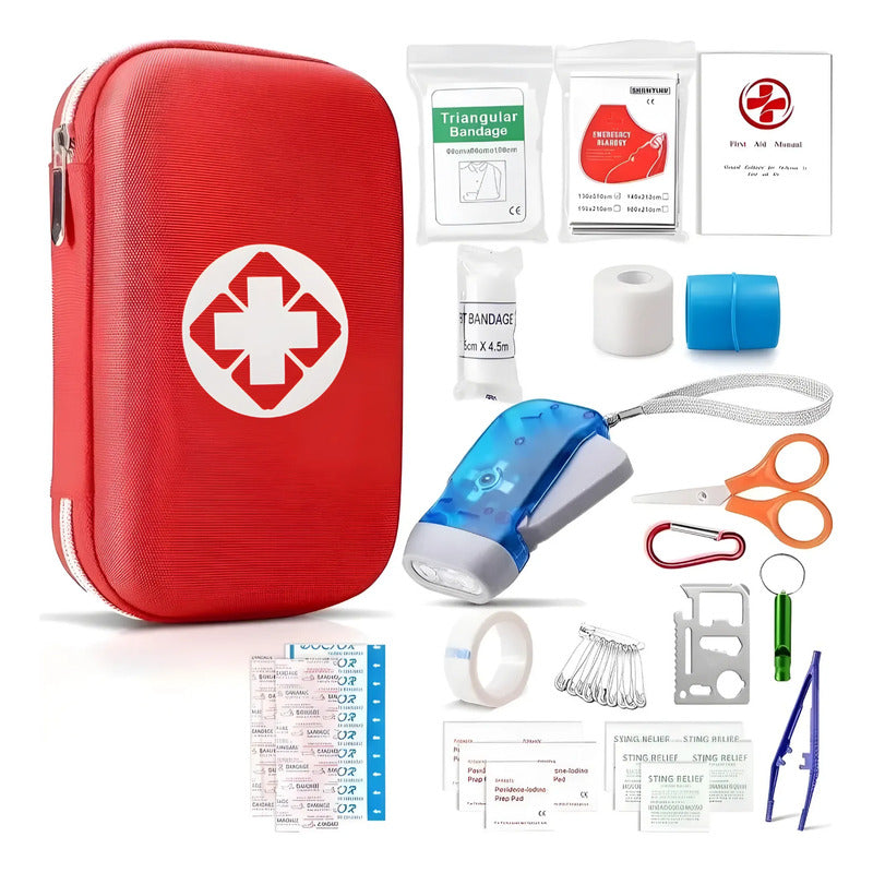 Botiquín Primeros Auxilios Portátil Kit Emergencia 41pcs