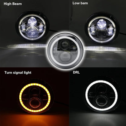 Foco Led Ojo De Angel Jepp 7 Pulgadas. Par