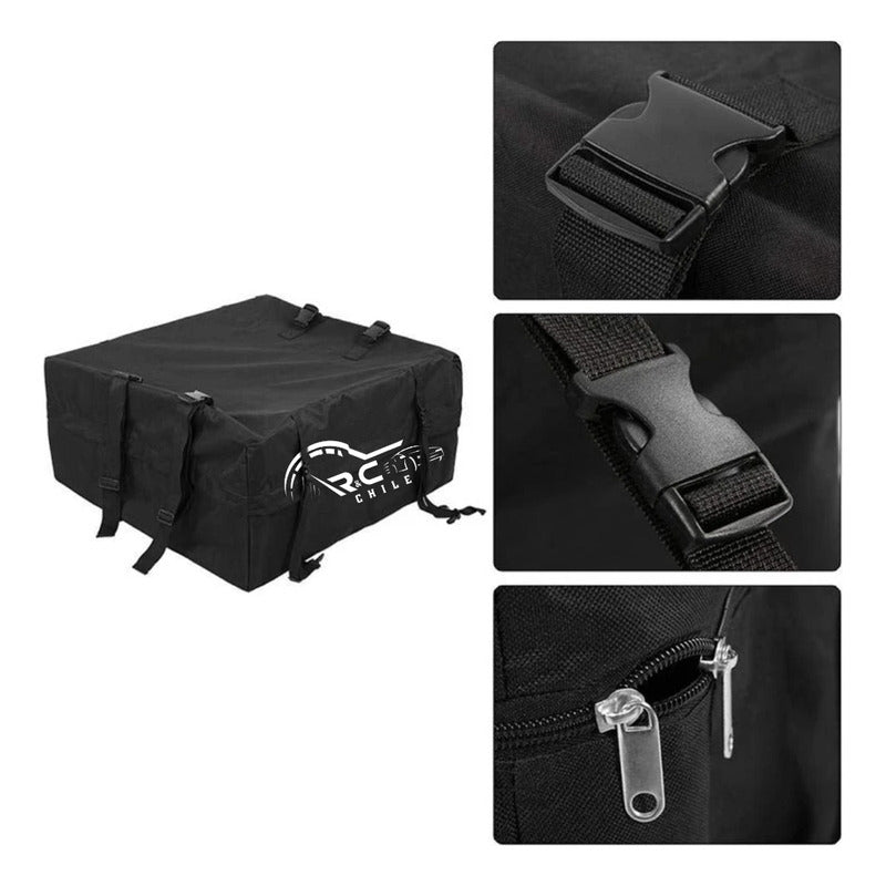 Bolso Porta Equipaje R&c 86*86*40cm 340lt Impermeable Univer Negro R&c