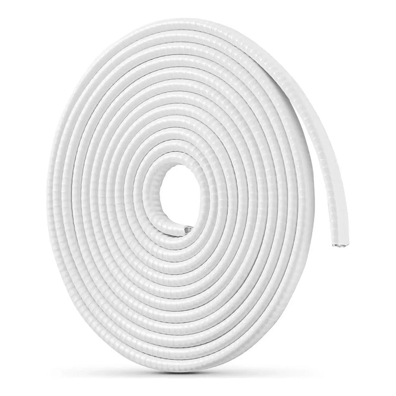 Moldura De Auto Sello Presión Protectora Puertas Capot 10mt Blanco 10mt