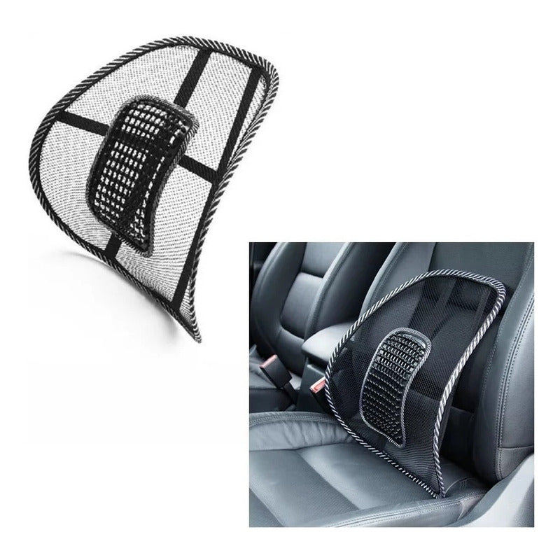 Respaldo Lumbar Para Silla Auto Y Oficina Soporte Ergonómico