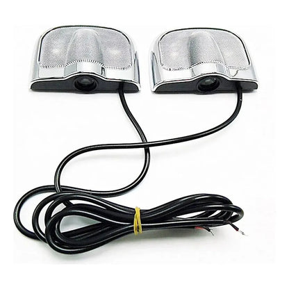 X2 Luces De Cortesía Led Luz Bienvenida De Puerta De Autos 12v Cables Suzu Caja Negra