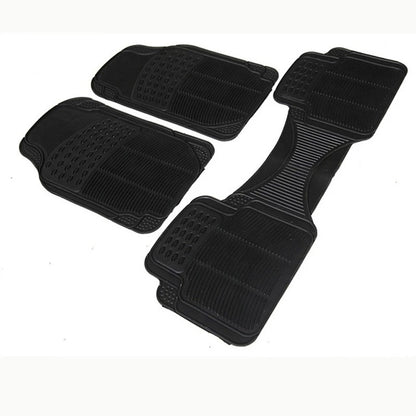 Alfombra Piso De Goma Auto Universal 3 Piezas Camello /r