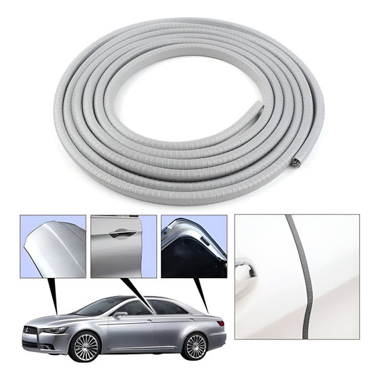 Moldura De Auto Sello Presión Protectora Puertas Capot 10mt Gris 10mt