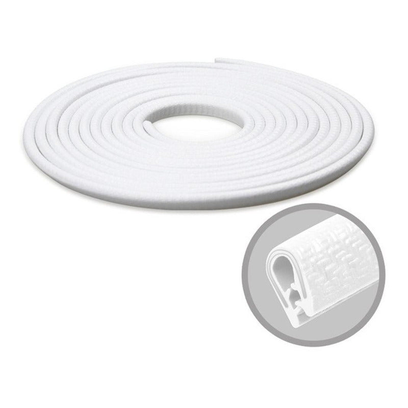 Moldura De Auto Sello Presión Protectora Puertas Capot 5mt