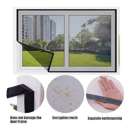 Mosquitero Malla Anti Mosquito Ventana Con Velcro 150x220cm