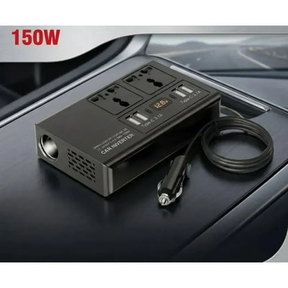 Adaptador Enchufe Inversor 12/24v A 220v 150w Usb Usbc N1692
