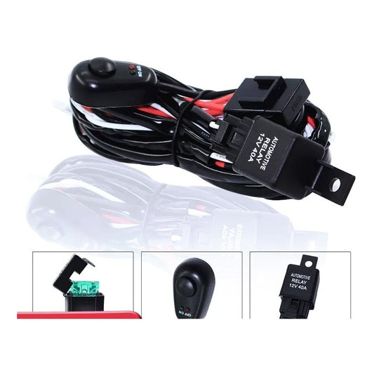 Kit Cableado Instalación Neblineros + Switch Y Relay Ramal