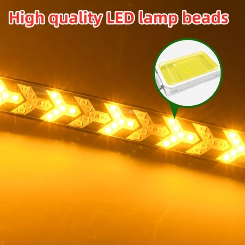 Tercera Luz De Freno De Camioneta + Secuencial Tira Led 1.20