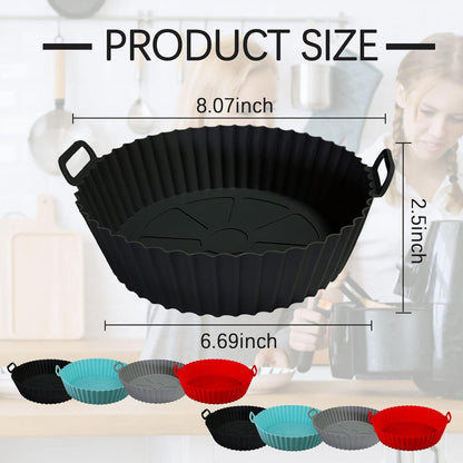 X2 Molde Silicón Antiadherente De Freidora De Aire Air Fryer