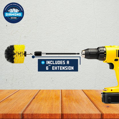 22pcs De Limpieza Cepillo Para Taladro + Esponja Lavado Auto