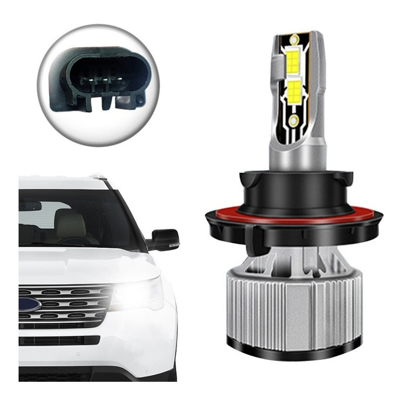X2 Ampolleta Turbo Led 8v-48v 28000l 280w Conector H13 Poten