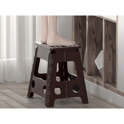 Taburete Plegable Banquito Pórtatil Piso Escala 45cm /r&c