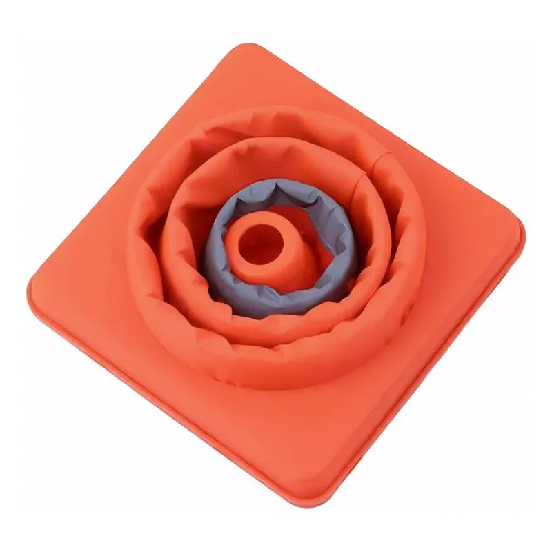 Cono De Emergencia Retractil Reflectante Con Luz Led 40cm Naranja 53711
