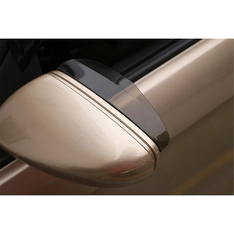 X2 Bota Agua De Espejo Retrovisor Pestañas Auto Universal Negro Transparente