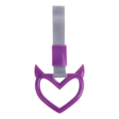 Colgante Anillo Tsurikawa Corazón Fluor Manija Correa D Mano