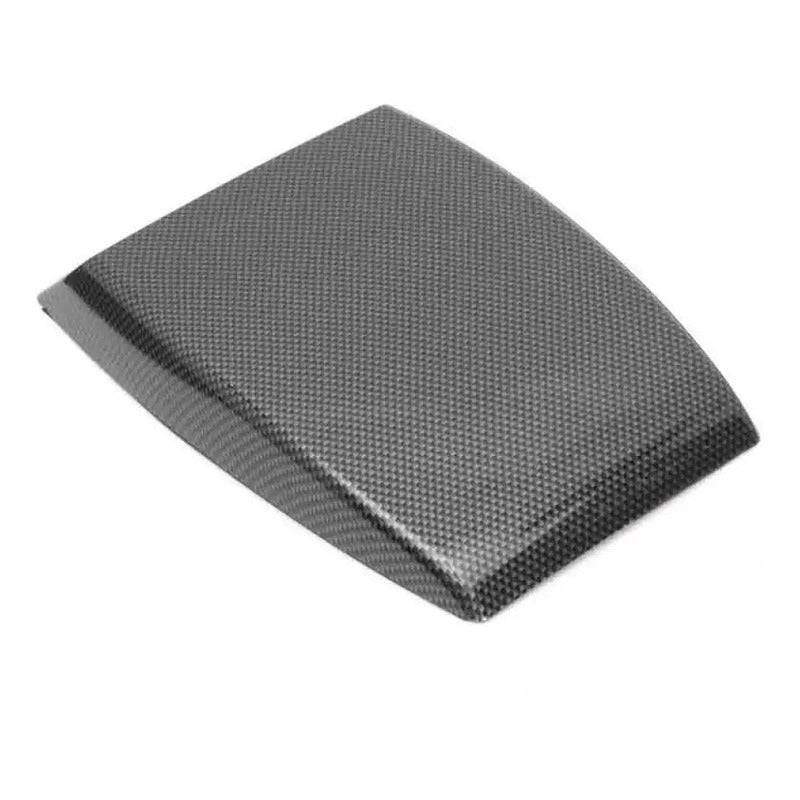 Toma De Aire Capot Adhesiva Fibra Auto Tuning Universal /ryc Negro
